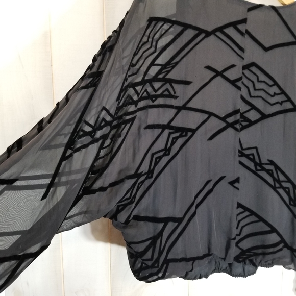 Twelfth Street by Cynthia Vincent Black Dolman S - Picture 4 of 6